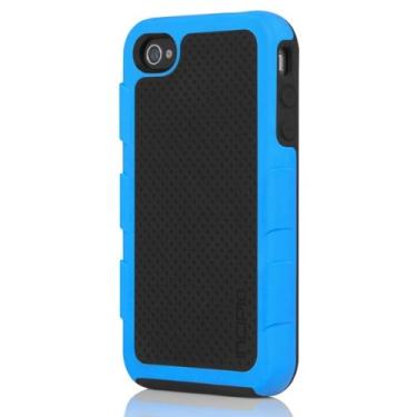 Imagem de Incipio A capa Destroyer Ultra serve para iPhone 4 e iPhone 4S com coldre - preto/azul
