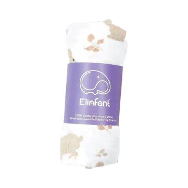 Imagem de Swaddle de Musselina para Bebê Recém-Nascido - 100% Algodão, 2 Camadas
