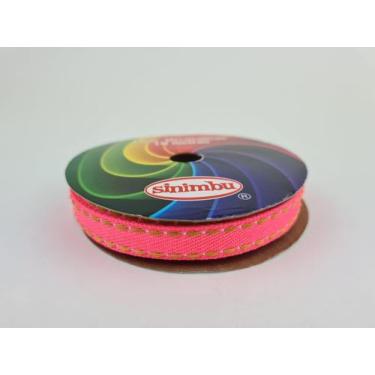 Imagem de Fita Jeans Sinimbu Rosa Cor11 Neon - 10mm / 10 metros