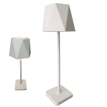 Imagem de Luminaria Abajur Mesa 3 Tons Led Bateria Recarregavel USB Casa Trabalho Quarto Cabeceira Sala Escritorio Recepçao Moderno Iluminaçao Decoraçao