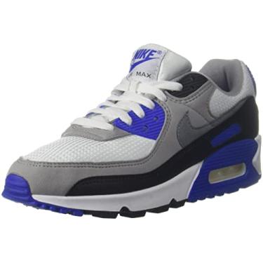 Imagem de Nike Sapato industrial unissex para caminhada, Branco/Particle Grey-hyper Royal-Black, 8