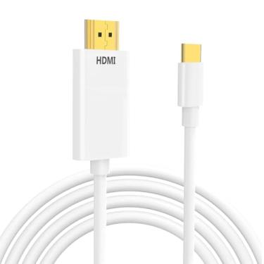 Imagem de KikoSaka Cabo USB C para HDMI 4K 60Hz de alta velocidade tipo C para adaptador HDMI para monitor de TV, projetor, USBC, AV digital, Thunderbolt 3/4/5, compatível com iPhone 16 15, Galaxy e mais
