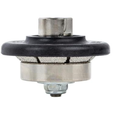 Imagem de E5 (3/16") 5 mm 45 graus borda chanfrada diamante broca de perfil manual/roteador com rosca 5/8-11 para bancada de granito