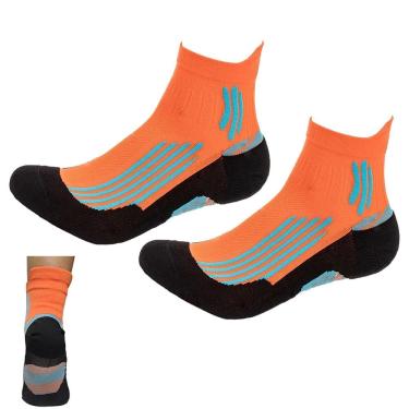 Imagem de Meia Esportiva Compressao Cano Curto Corrida Treino Academia Esporte Atividade Fisica Confortavel Respiravel Resistente Seguro