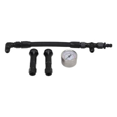 Imagem de Linha de Combustível de Alimentação Dupla, Linha de Combustível do Carburador Holley 4150 Com Manômetro a Vácuo, Longa Vida útil, Alumínio Leve de Alta Densidade