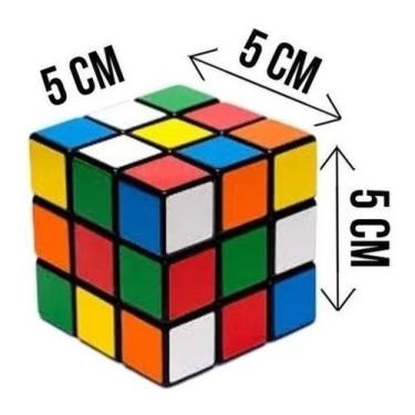 Imagem de Kit 40 Cubo Mágico Tradicional 6 Cores 5x5 Tradicional Oferta LEMBRANÇ