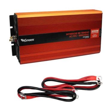 Imagem de Inversor Off Grid Solar 12V - Senoidal 3000W 3 AnosGarantia - GREEN, 0