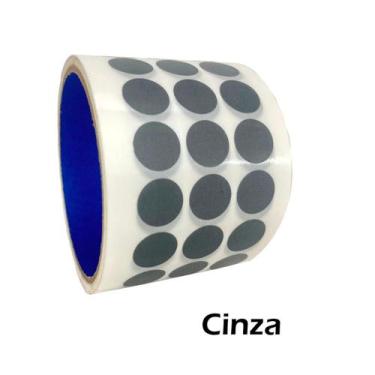 Imagem de Etiqueta Adesiva Autocolante Colorida 15x15mm ideal para organização d