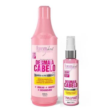 Imagem de Kit Desmaia Cabelo Shampoo 500ml e Sérum Forever Liss - Forever Liss P