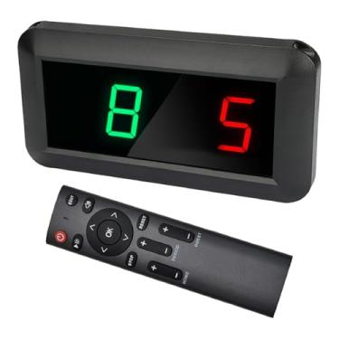 Imagem de Dynwave Placar eletrônico com placar de placar de exibição por portátil remoto placar digital para jogos de bilhar de basquete futebol, Verde E Vermelho