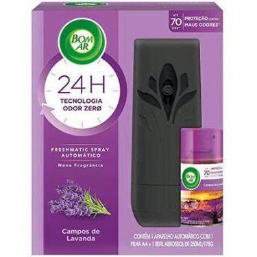 Imagem de Bom Ar Air Wick Aromatizador Spray Automático Freshmatic Aparelho + Re