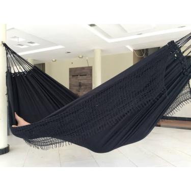 Imagem de Rede de dormir anti-alérgica sol a sol casal grande 4,10 metros Preto