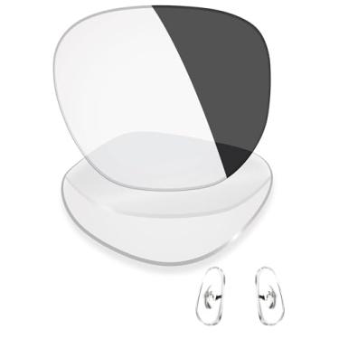 Imagem de Mryok Lentes de reposição UV400 e peças de nariz para Ray-Ban New Clubmaster RB4416 53 mm - Eclipse Grey Photochromic