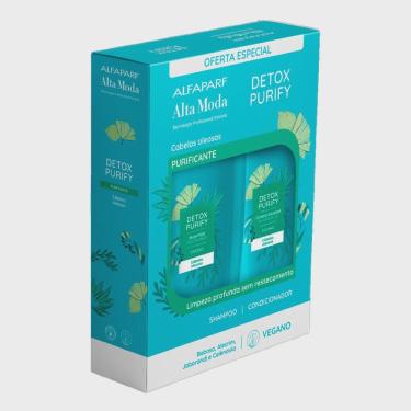 Imagem de Shampoo + condicionador Alta Moda Detox Purify 300ml