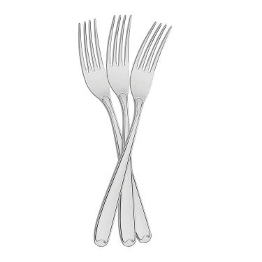 Imagem de Conjunto De Garfos Para Sobremesa Copacabana Tramontina Em Aço Inox - 3 Peças Tramontina