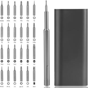 Imagem de Kit Chaves de Precisão 25 em 1 para Eletrônicos, Ferramentas Magnéticas para Óculos, Macbook, Laptop, Computador, iPhone, Celular, Xbox, PS, Relógio, Chave Fenda Portátil Compacta