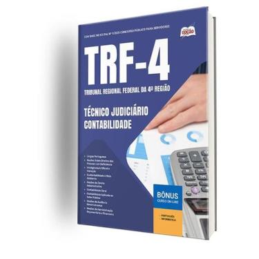 Imagem de Apostila TRF-4  - Técnico Judiciário - Contabilidade - Apostilas Opção