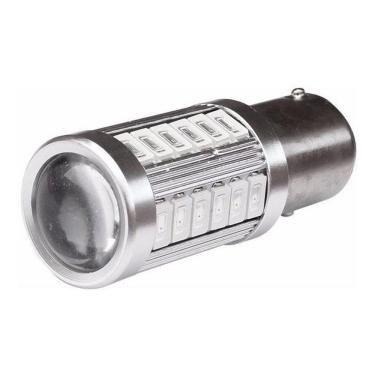 Imagem de Lampada Led Para Freio Base 67 33 Leds Vermelho 1 Polo - Un.