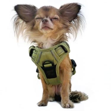 Imagem de Doggie Design Venture Paw Peitoral para cães - Peitoral simples ajustável para filhotes - Coleira antipuxão para cães para caminhadas e aventuras ao ar livre - Framboesa selvagem, PP