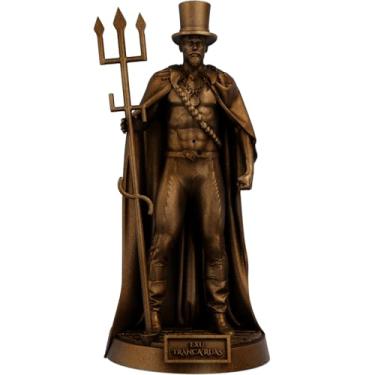 Imagem de Estátua Exu Tranca Ruas Imagem Umbanda Candomblé (Cor Cobre Antigo)