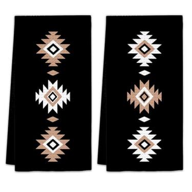 Imagem de FIicy 624-SHMJ2-Panos de prato azteca, panos de prato