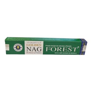 Imagem de Incenso Massala Golden Nag Vareta Goloka Floresta Forest Un - Lua Míst