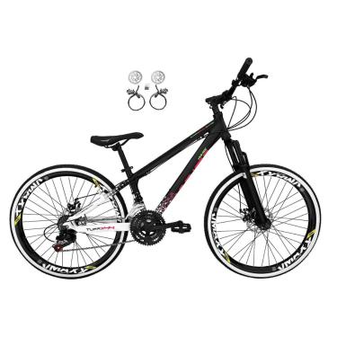 Imagem de Bicicleta Aro 26 Vikingx Tuff X44 Alumínio 21v Freeride Rodas Vmaxx Freio a Disco Hidráulico-Unissex