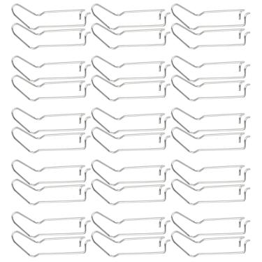 Imagem de GRCFUMO 30 PCS Planta Suporte Clipe de mola, Planta de aço inoxidável Clipe de mola, clipe de mola de estaca de planta, grampo de suporte de jardim para estufa de jardim estufa (Φ16mm adequado)