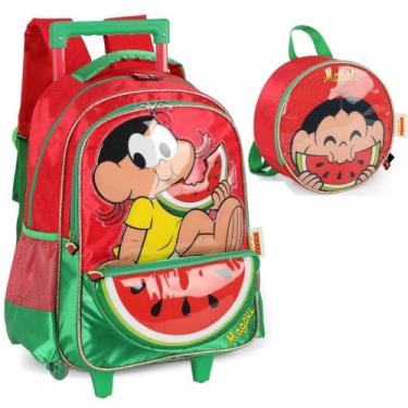 Imagem de Kit Mochila de Rodinha Turma da Monica Magali + Lancheira