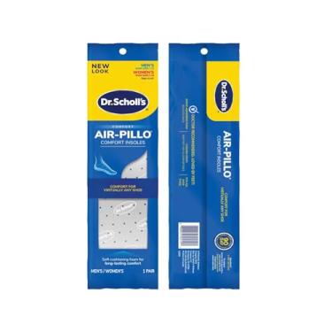 Imagem de Dr. Scholls Palmilhas Air-Pillo unissex (homens 7-13) (feminino 5-10) 6 unidades (pacote com 1)