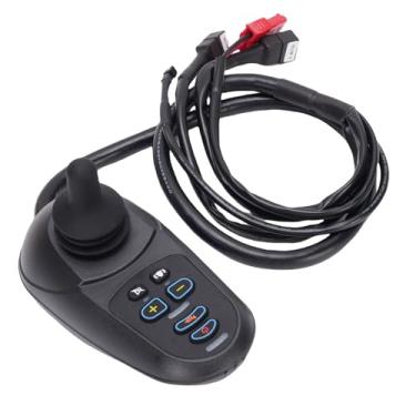 Imagem de Controlador de joystick para cadeira elétrica, Com conector de freio magnético de alta corrente, Controlador de escova de joystick para cadeira de rodas de mobilidade universal
