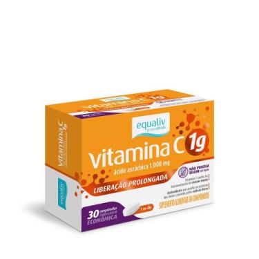 Imagem de Vitamina C 1g - 30 Comprimidos - Lojaequaliv