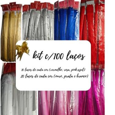 Imagem de laço facil kit 100 unidades 12mmx21cm cores sortidas - ydh