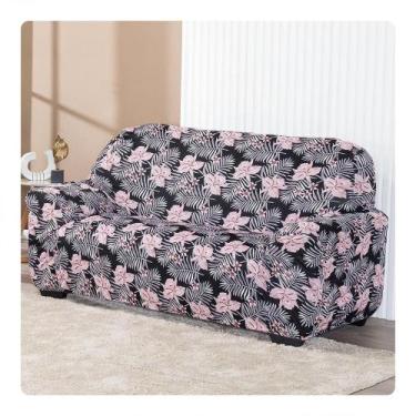 Imagem de Capa Para Sofá Avulsa 3 lugares Estampada - Shop CasaNobre, Floral ros