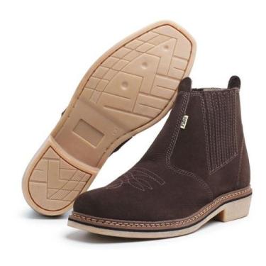 Imagem de Botina Solado de Látex Café - F1000, 46