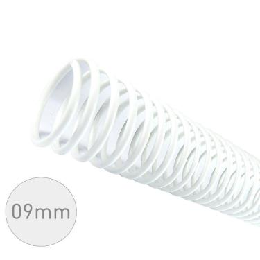 Imagem de Espiral Para Encadernação Branco 9Mm 50 Folhas 100 Und