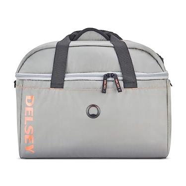 Imagem de DELSEY Paris Bolsa esportiva de viagem Egoa feita de materiais 100% reciclados, cinza claro, 45,7 cm