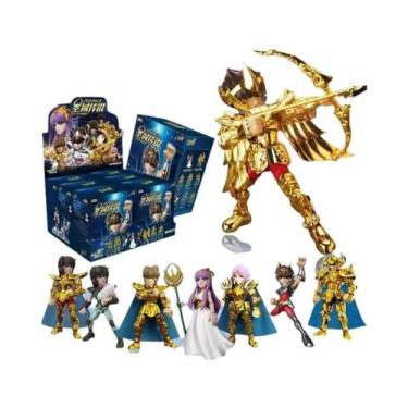 Imagem de Brinquedos De Modelo Móvel Gold Saint Saint Seiya Blind Box Aiolos Ath
