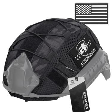 Imagem de ACTIONUNION Capa de capacete tático Airsoft para capacete PJ/BJ/MH (TY)