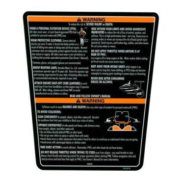 Imagem de Adesivo Da Tampa Porta Luvas Jet Ski Yamaha Vx 1100 / Vx 700 - SPTS