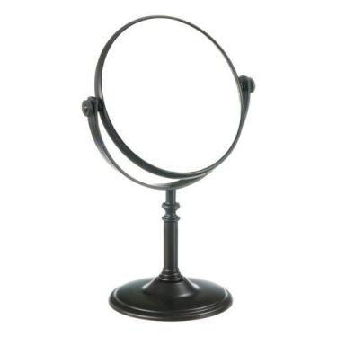 Imagem de Espelho De Mesa Dupla Face Aumento 5x P/ Maquiagem Banheiro - PGB, Pre