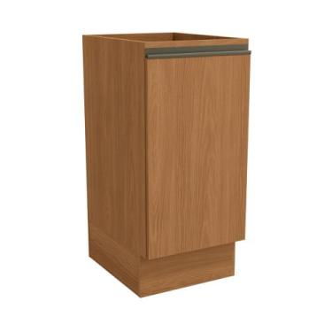 Imagem de Balcão 40cm com Rodapé 1 Porta Maxxi Kappesberg (sem Tampo), Canela