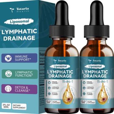 Imagem de Gotas de drenagem linfática lipossomal Totaria 4 fl.oz - pacote com 2