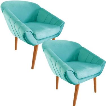 Imagem de Kit Duas Poltronas Giovana em Sued Premium - Sua Casa Decorações, Tiff