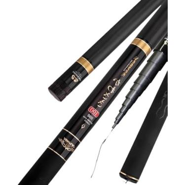 Imagem de Vara De Pesca Giratória Telescópica Carbono Super Dura Ultraleve 8m 9m 10m 11m 12m Seção Longa Hd Pólo 28 Tom Rio Lago Mar, One Color, 10m