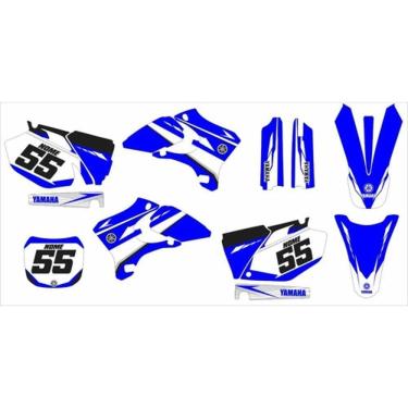 Imagem de Kit Adesivo Moto Cross Trilha Yz 450F 250 2003 A 2005 Lm267