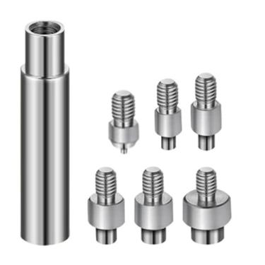 Imagem de Gikfun Kit de ferramentas de inserção térmica para impressora 3D - Conjunto de porcas de inserção térmica com 1 conector + pontas M2/M3/M4/M5/M6/M8 para inserções roscadas termográficas EK2177