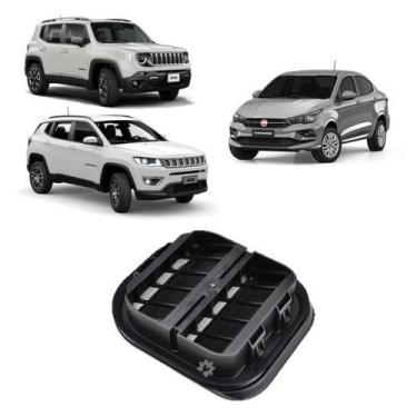 Imagem de Moldura Grade Traseira Saída Ar Renegade Compass Cronos 2015 2020 Orig