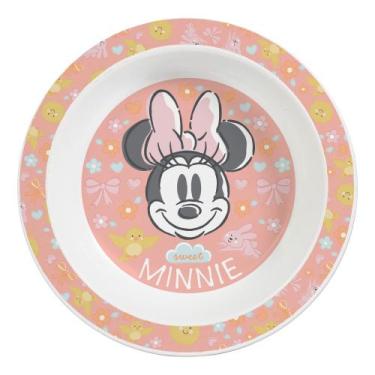 Imagem de Prato Bowl Infantil Temático Minnie Disney 450ml - BabyGo