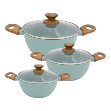 Imagem de Conjunto de Panelas Indução 3 Peças Verde Mundiart